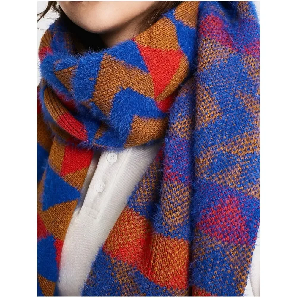 Urban Outfitters Geo Pattern Blanket Scarf